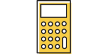 Illustration of calculator.