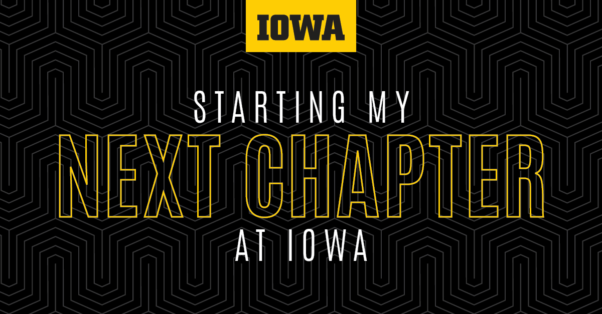 Starting my next chapter at Iowa