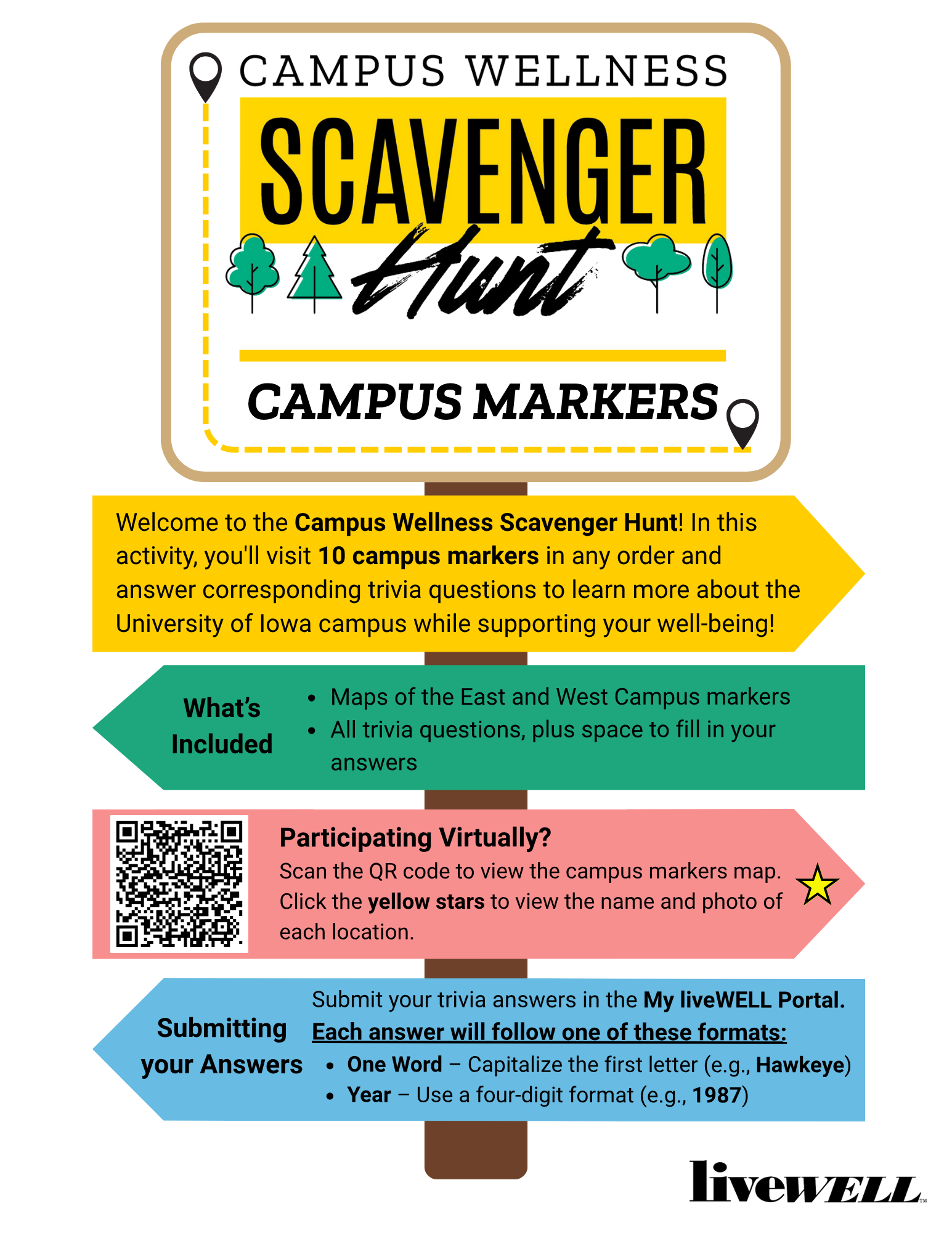 Campus Markers Scavenger Hunt Guide