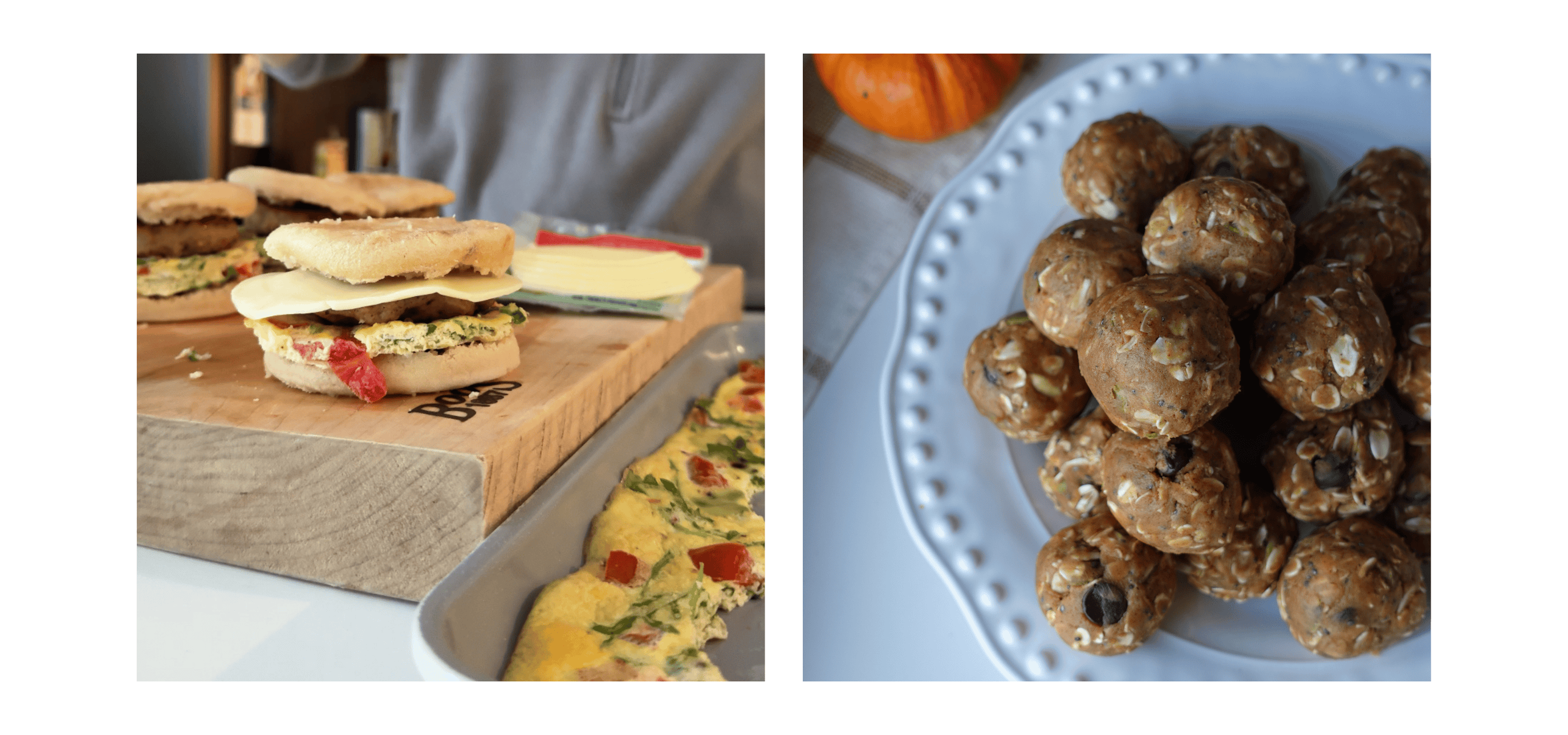 balanced meals and snacks