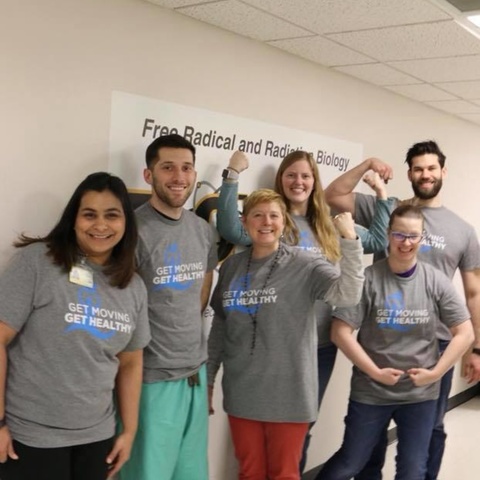 live healthy iowa team in their t-shirts