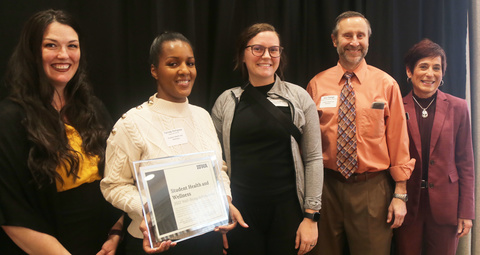 Student Health staff receve PHA Award 2022
