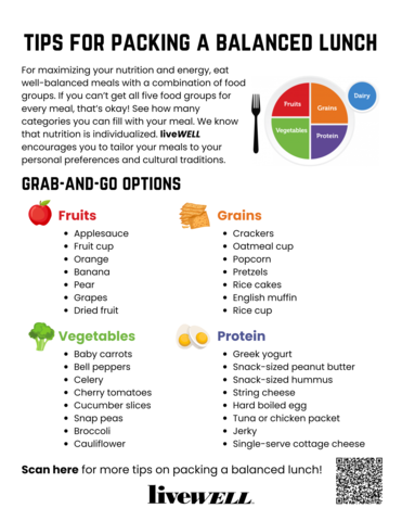 Balanced Lunch Handout