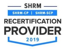 SHRM Recertification Provider 2019 Logo