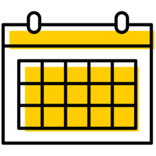 illustration of a calendar ICON