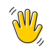 waving hand