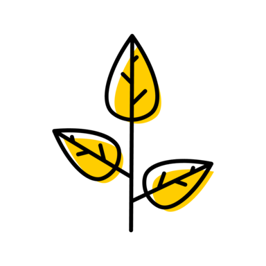 Icon representing growing plants