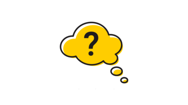 question mark thought bubble