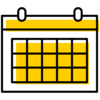 illustration of a calendar ICON