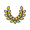 wreath of laurel icon