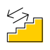 up and down stairs icon