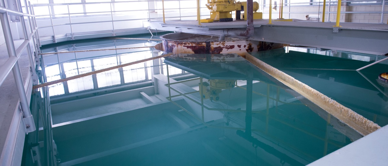 Water softener at the UI Water Plant