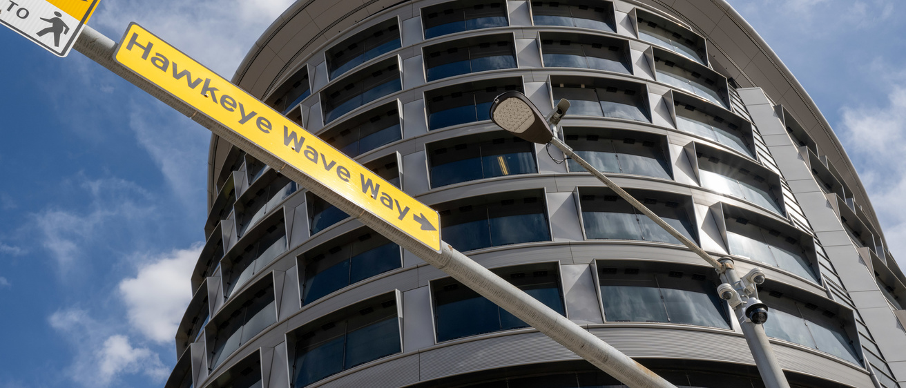 Street sign by UIHC Children's Hospital