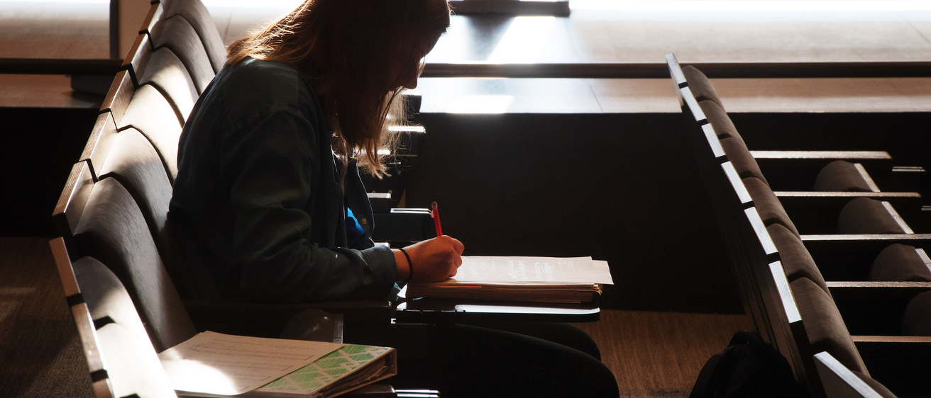 studying