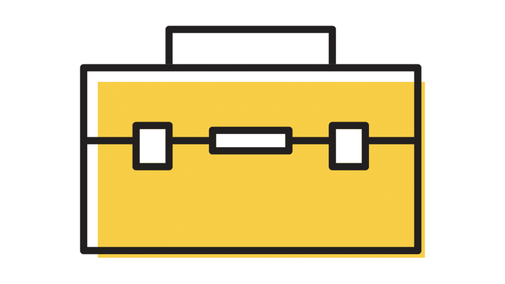 Illustration of a toolbox.