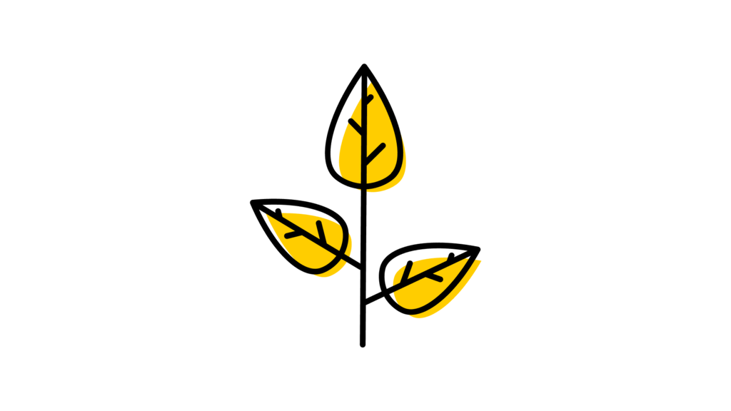 Icon representing growing plants