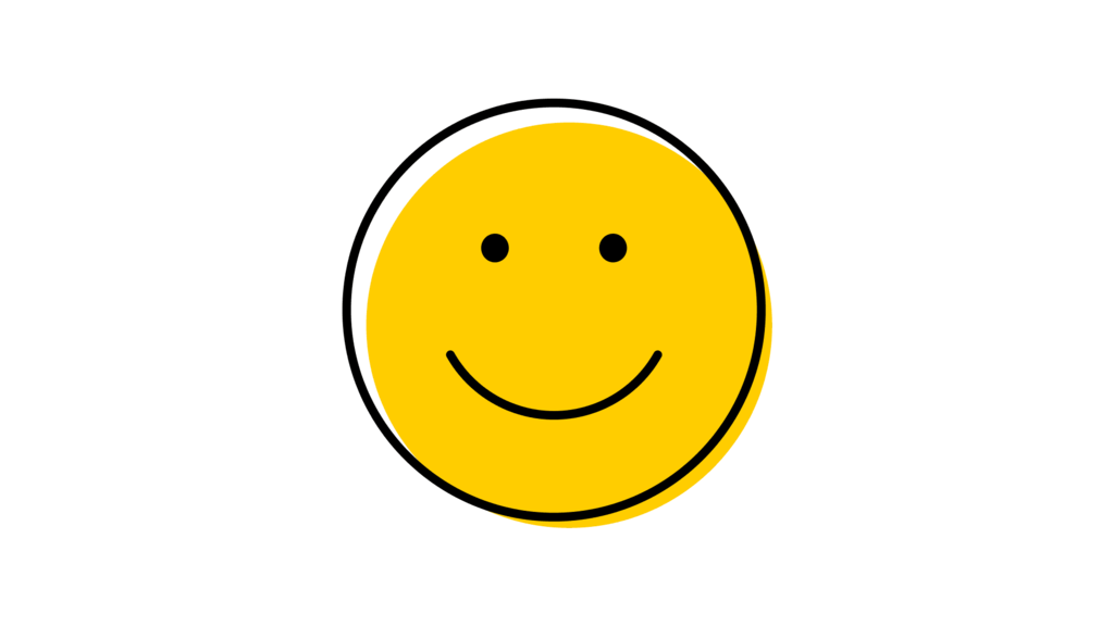 Icon representing happiness
