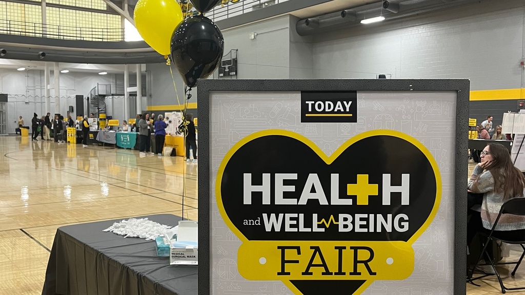 Image of a sign promoting the 2024 Health and Well-Being Fair