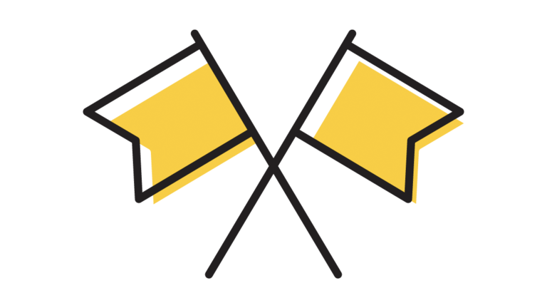 Illustration of a flag.