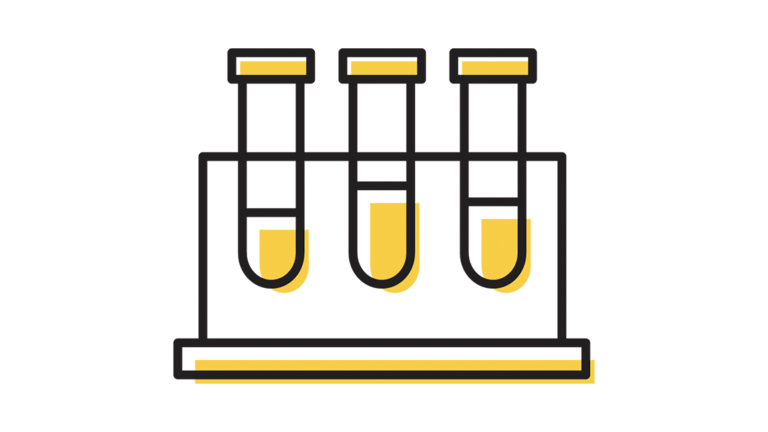 Illustration of test tubea.