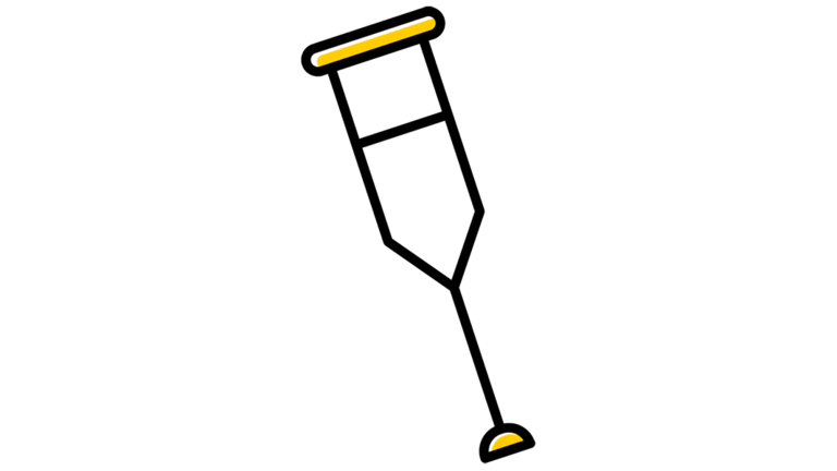 picture of one crutch