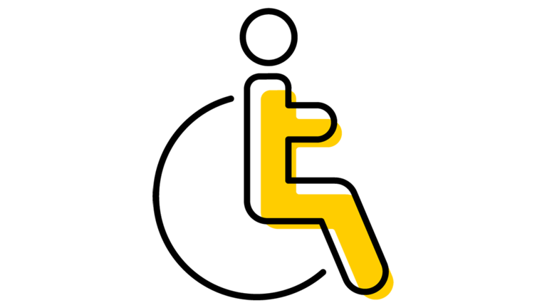 person sitting in wheelchair
