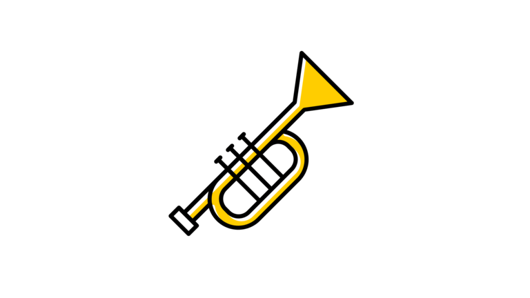 Illustration of a trumpet